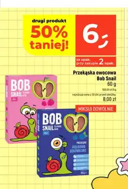 Dealz Przekąska owocowa Bob Snail Roll malinowa oferta