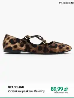 Deichmann Baleriny z cienkimi paskami Graceland oferta