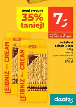 Dealz Herbatniki Leibniz Choco Cream oferta
