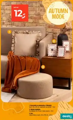 Dealz Poszewka na poduszkę z falbanką oferta