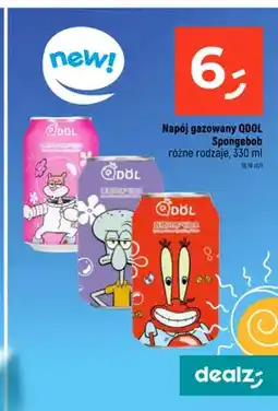 Dealz Napój gazowany QDOL Spongebob o smaku truskawkowym oferta