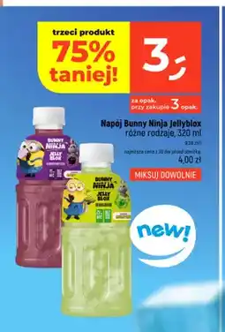 Dealz Napój Bunny Ninja Jellyblox czarna porzeczka oferta