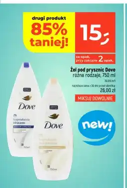 Dealz Żel pod prysznic Dove Bagnodoccia Idratante oferta