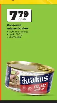 Odido Konserwa mięsna Krakus Gulasz Angielski oferta