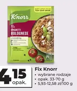 Odido Fix spaghetti bolognese Knorr oferta