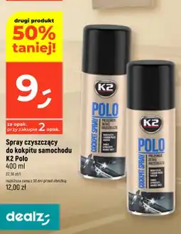 Dealz Spray czyszczący do kokpitu samochodu K2 Polo oferta