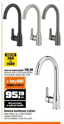 OBI Bateria kuchenna Lattari oferta