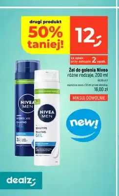 Dealz Żel do golenia Nivea Men Sensitive oferta