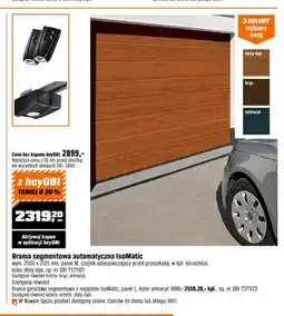 OBI Brama segmentowa automatyczna IsoMatic panel M oferta