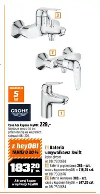 OBI Bateria umywalkowa Grohe Swift oferta
