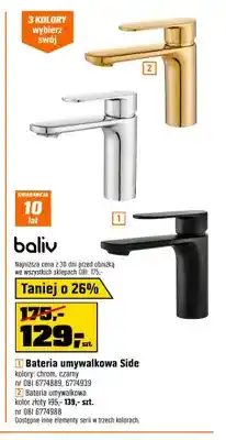 OBI Bateria umywalkowa Side Baliv oferta