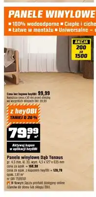 OBI Panele winylowe Dąb Tenaus oferta