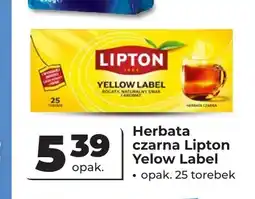Odido Herbata czarna Lipton Yellow Label oferta