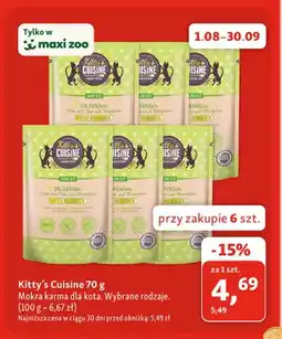 Maxi Zoo Mokra karma dla kota Kitty's Cuisine Huhn mit Lachs und Blaubeeren oferta