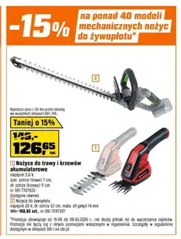 OBI Nożyce do żywopłotu oferta