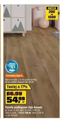 OBI Panele podłogowe Dąb Arnado oferta