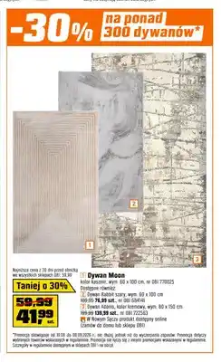 OBI Dywan Rabbit szary 60x100 cm oferta