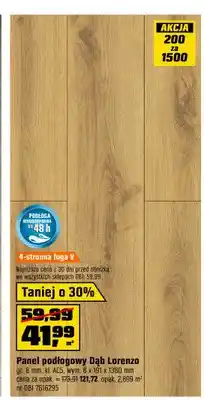 OBI Panel podłogowy Dąb Lorenzo oferta