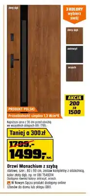 OBI Drzwi Monachium z szybą oferta