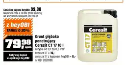 OBI Grunt głęboko penetrujący Ceresit oferta