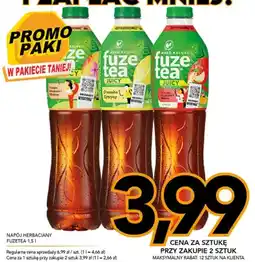 Kupiec Napój herbaciany Fuze Tea Juicy o smaku truskawki i melona oferta