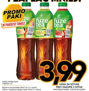Napój herbaciany Fuze Tea Juicy o smaku truskawki i melona
