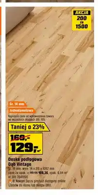 OBI Deska podłogowa Dąb Vintage oferta