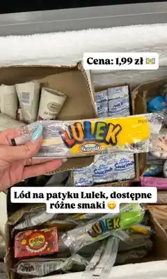 Dino Lód wodny na patyku Lulek o smaku pomarańczowym oferta
