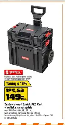 OBI Zestaw skrzyń Qbrick Pro Cart + walizka na narzędzia oferta