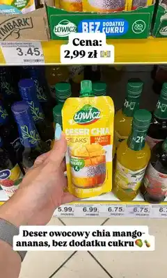 Dino Deser Chia Relaks mango ananas Łowicz oferta