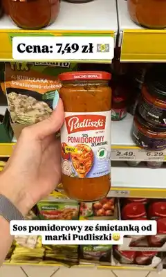 Dino Sos pomidorowy ze śmietanką Pudliszki oferta
