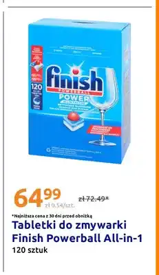 Action Tabletki do zmywarki Finish Powerball All-in-1 oferta