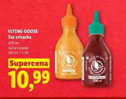 Lidl Sos sriracha Flying Goose oferta