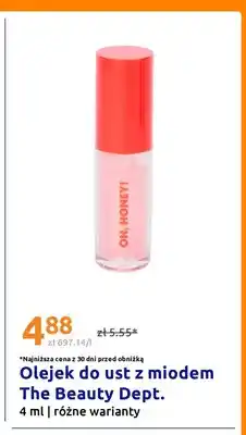 Action Olejek do ust z miodem The Beauty Dept oferta