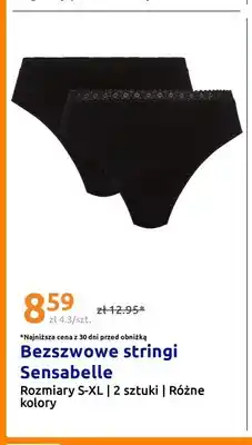 Action Bezszwowe stringi Sensabelle 2-pak oferta