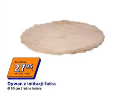 Action Dywan z imitacji futra Ø 90 cm oferta