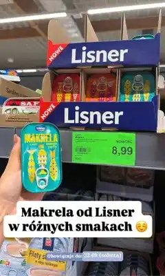 ALDI Makrela w sosie mango-curry Lisner oferta