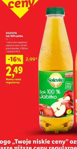 Lidl Sok Solevita oferta