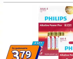Action Baterie alkaliczne Philips Aaa 4-pak 1,5V oferta
