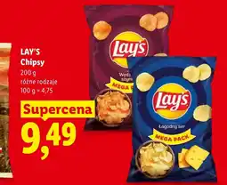 Lidl Chipsy Lay's oferta