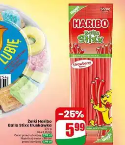 Dino Żelki Haribo Balla Stixx truskawka oferta