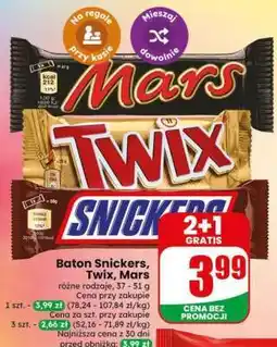 Dino Baton Snickers, Twix, Mars oferta