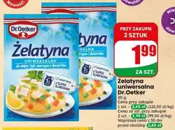Dino żelatyna uniwersalna Dr.Oetker oferta