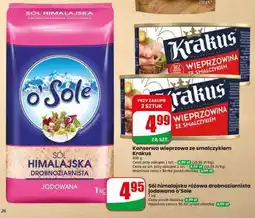 Dino Sól himalajska różowa drobnoziarnista jodowana o'Sole oferta
