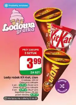 Dino Lody rożek Kit Kat, Lion oferta