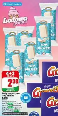 Dino Lody na patyku Top Milker Koral oferta