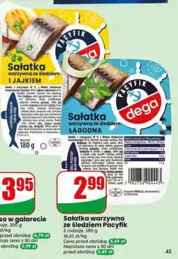 Dino Sałatka warzywna ze śledziem Pacyfik oferta