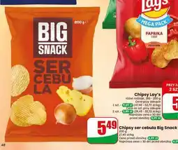Dino Chipsy ser cebula Big Snack oferta