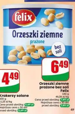 Dino Orzeszki ziemne prażone bez soli Felix oferta