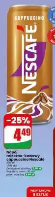Dino Napój mleczno-kawowy cappuccino Nescafé oferta